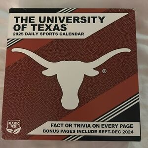 The University of Texas 2025 Daily Sports desk calendar